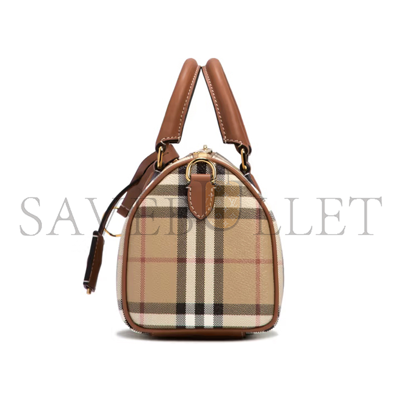 Bv*b*rry mini check bowling bag 80713571 (18.5*12*11cm)